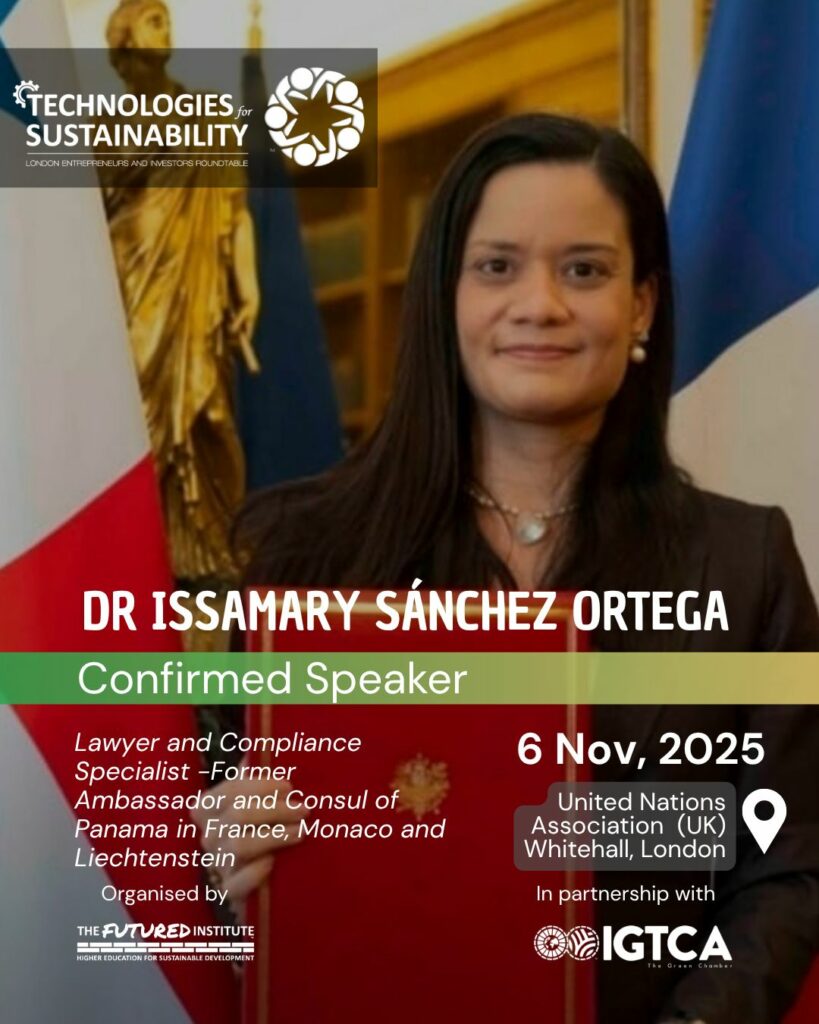 Dr Issamary Sánchez Ortega to Speak at Technologies for Sustainability – London 2025 Dr Issamary Sánchez Ortega to Speak at Technologies for Sustainability – London 2025
